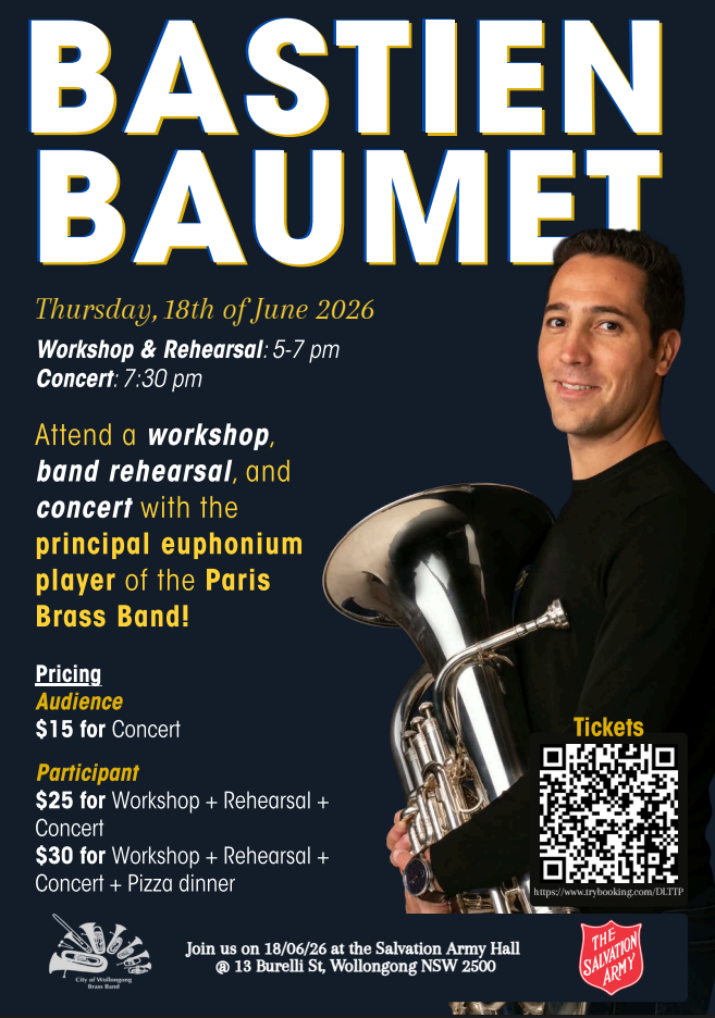 Brass Band Workshop & Concert: Bastien Baumet